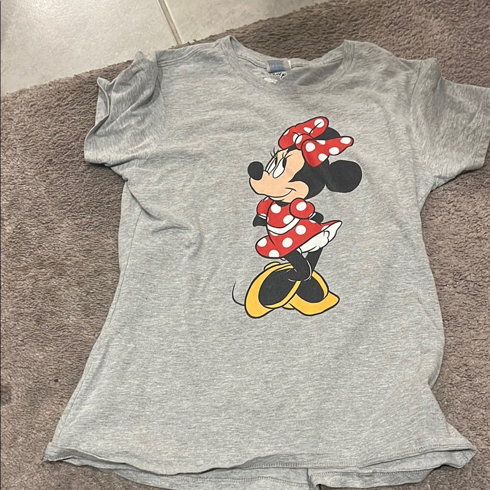 Disney Gray Minnie Mouse T-Shirt